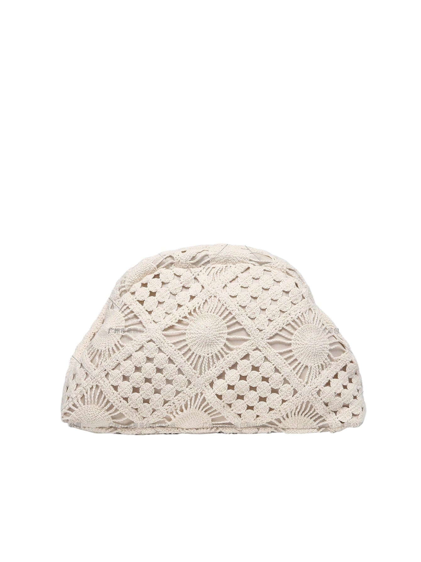 Boho Crochet Clutch Bag | Vintage Rivet Cloud Clip Purse – 17 Styles