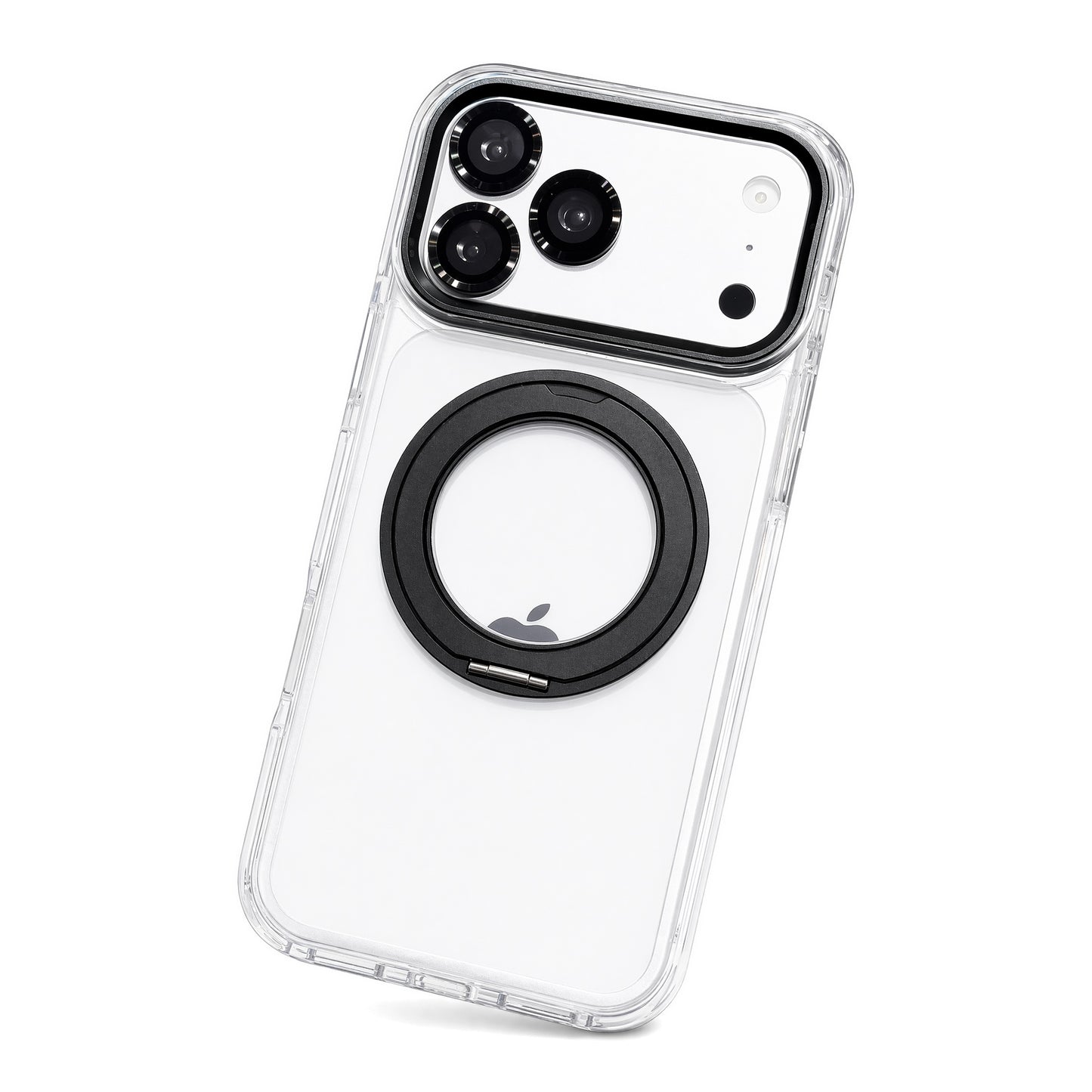 For iPhone 17 Pro Max Magnetic Stand Case | MagSafe Compatible | Military-Grade Drop Protection | Matte Translucent Ring Holder