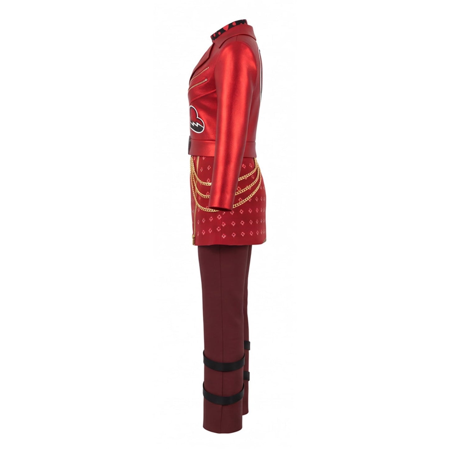 URSOFINE Princess Red Costume 3PCS Rise of Red Costume Halloween Cosplay Outfits