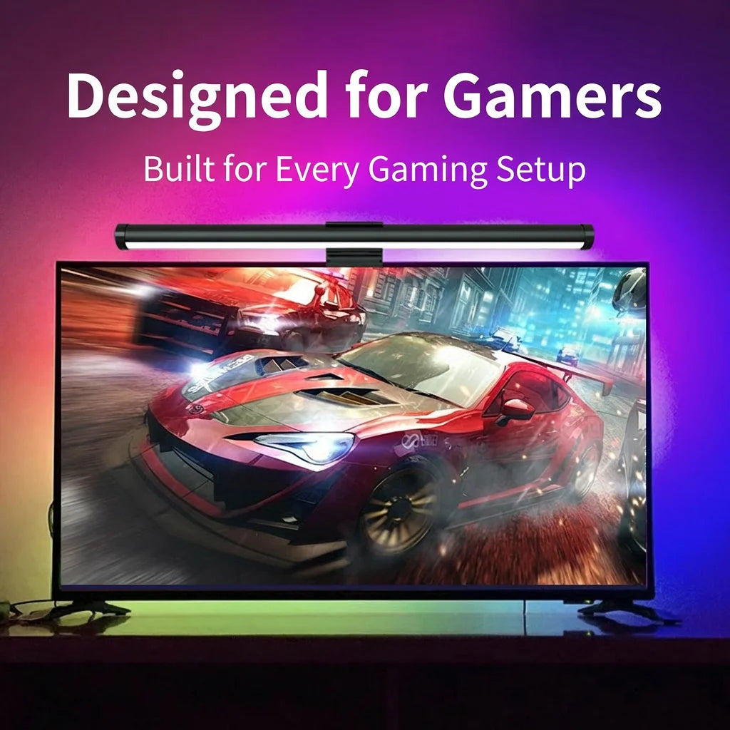 Designed for Gamers - gaming atmosphere RGB monitor light bar