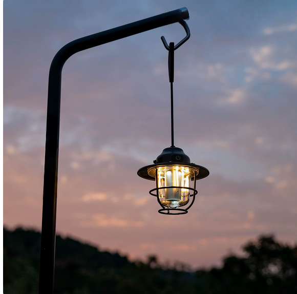 Pine Cone LED Camping Light – Waterproof Hanging Tent Lamp with Long Battery Life