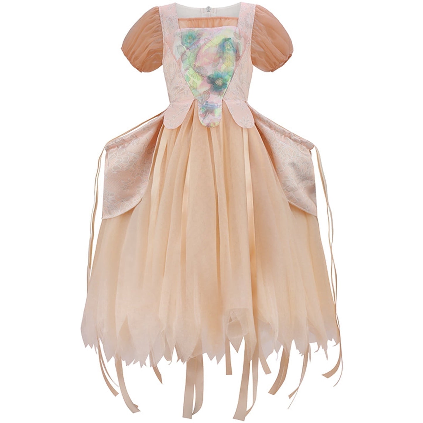 KAWELL Animation Costume Champagne Princess Dress Up, Kids Halloween Cosplay Party Outfit, Academy Uniform School Suits, Evening Gown for Girls 4-12 Years