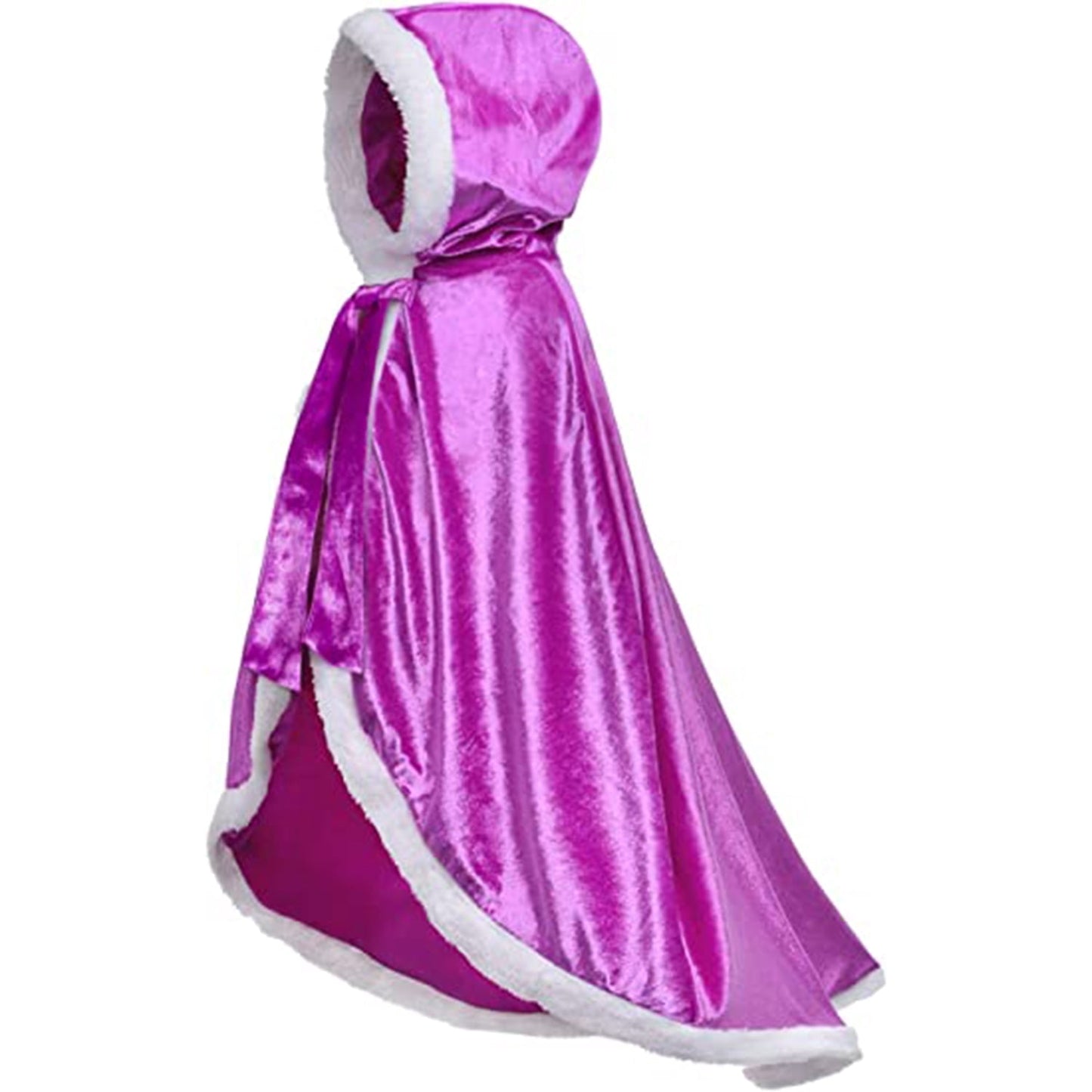 KAWELL Princess Hooded Cape Cloaks Costume for Girls Dress up, Child 3 to 12 Years