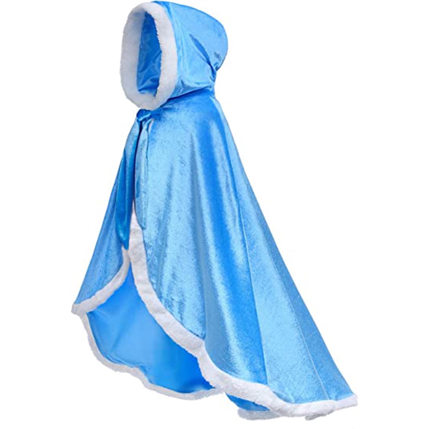 KAWELL Princess Hooded Cape Cloaks Costume for Girls Dress up, Child 3 to 12 Years