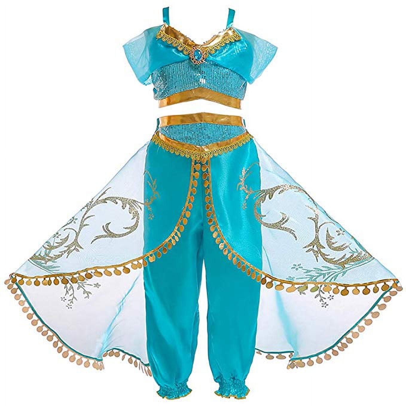 KAWELL Princess Dress Christmas Fancy-Dress Costume for Child, Little Girls 3T