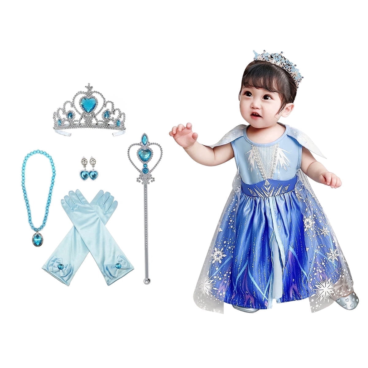 KAWELL Fancy-Dress Costumes for Halloween with Accessories
