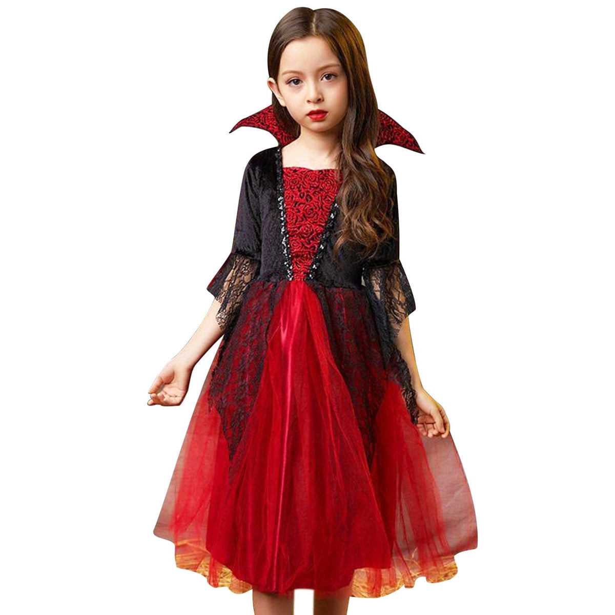 KAWELL Vampire Costume, Princess Masquerade Party for Halloween Party