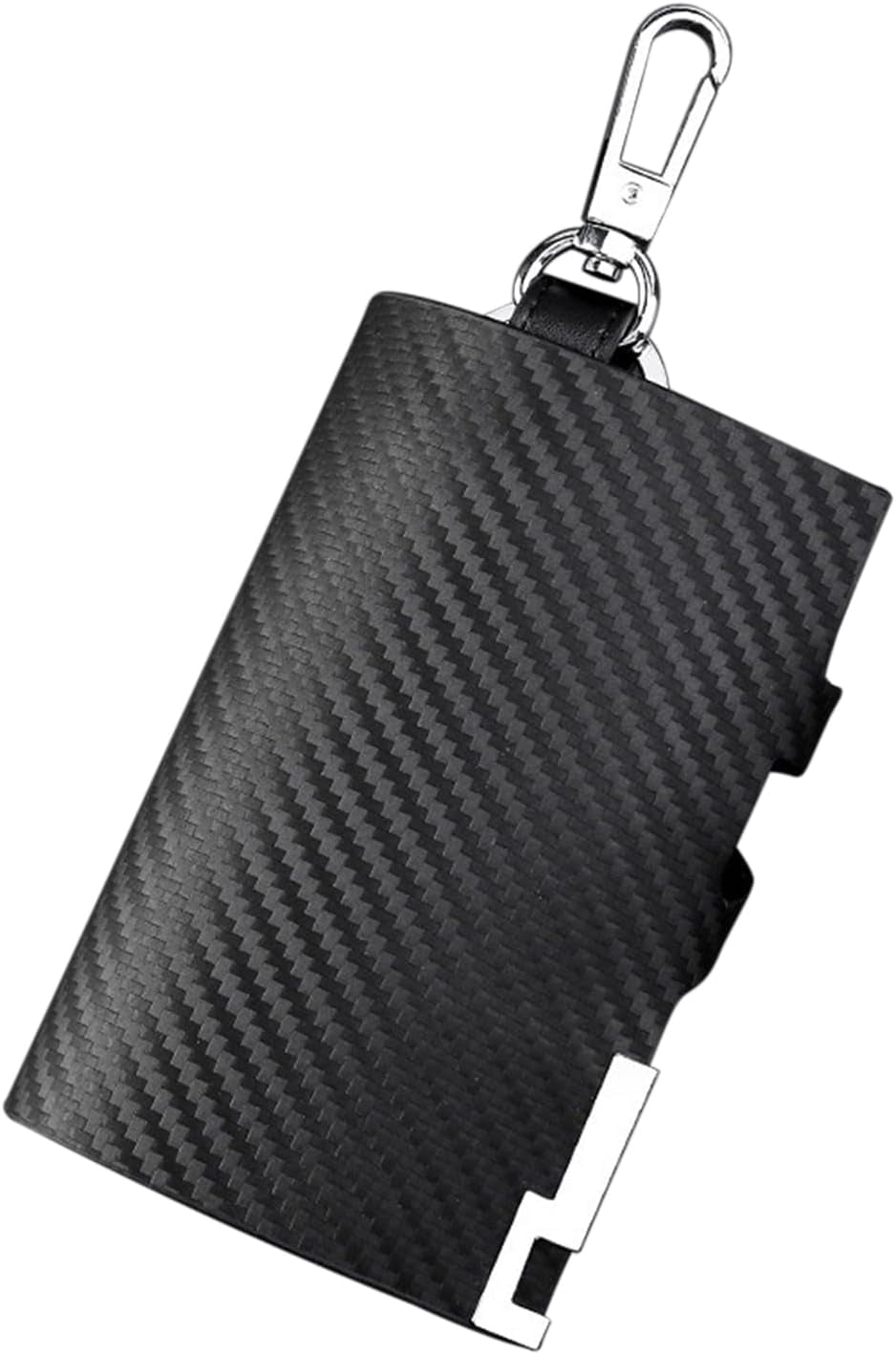 Men's Genuine Leather Key Case Wallet | 6 Key Hooks, Card Slots & Coin Pocket
