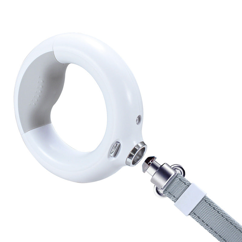 KAWELL LED Donut Dog Leash – Retractable 3M Night Light Leash for Dogs Up to 30kg