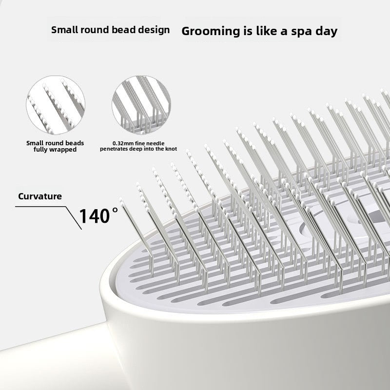 Electric Pet Spray Comb – Anti-Static Floating Hair Grooming Brush for Cats & Dogs