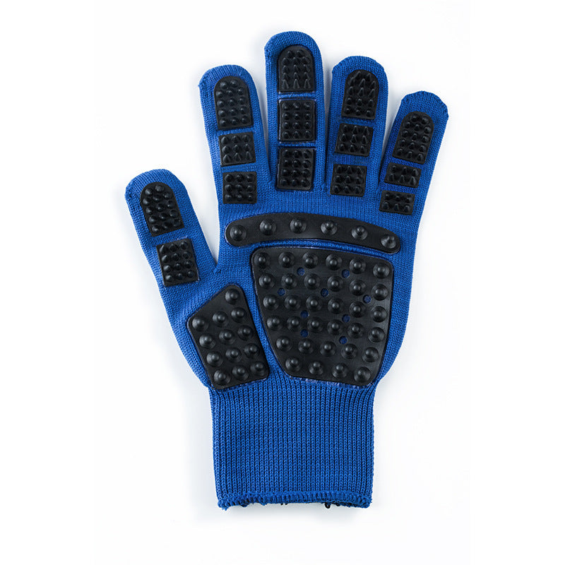 Pet Bath Massage Glove Comb for Dogs & Cats – Silicone Grooming Brush with Hair Removal