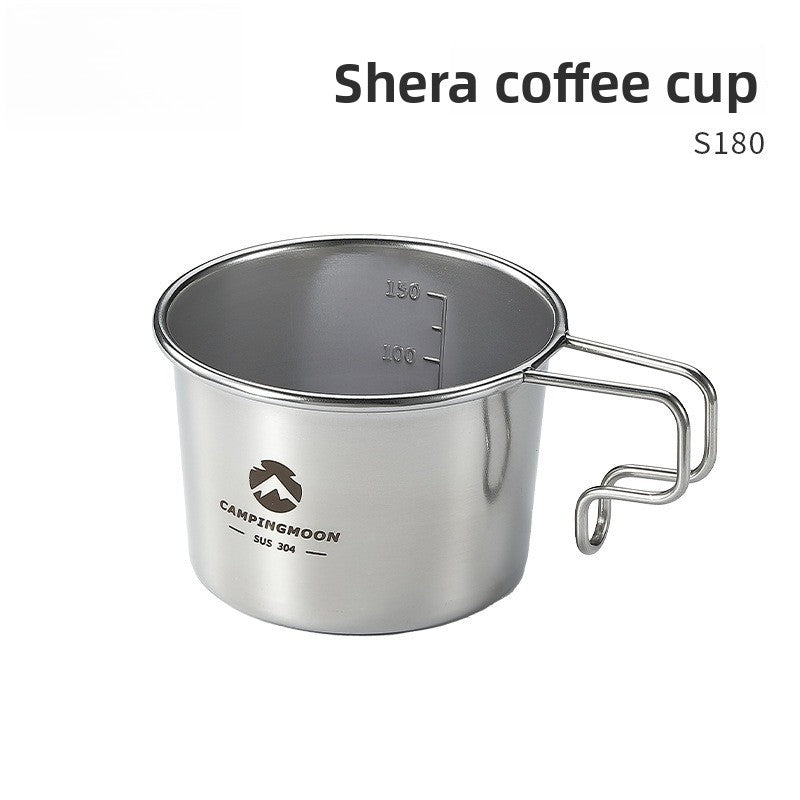 S180 Stainless Steel Snow Coffee Cup – Outdoor Camping Portable Drinkware
