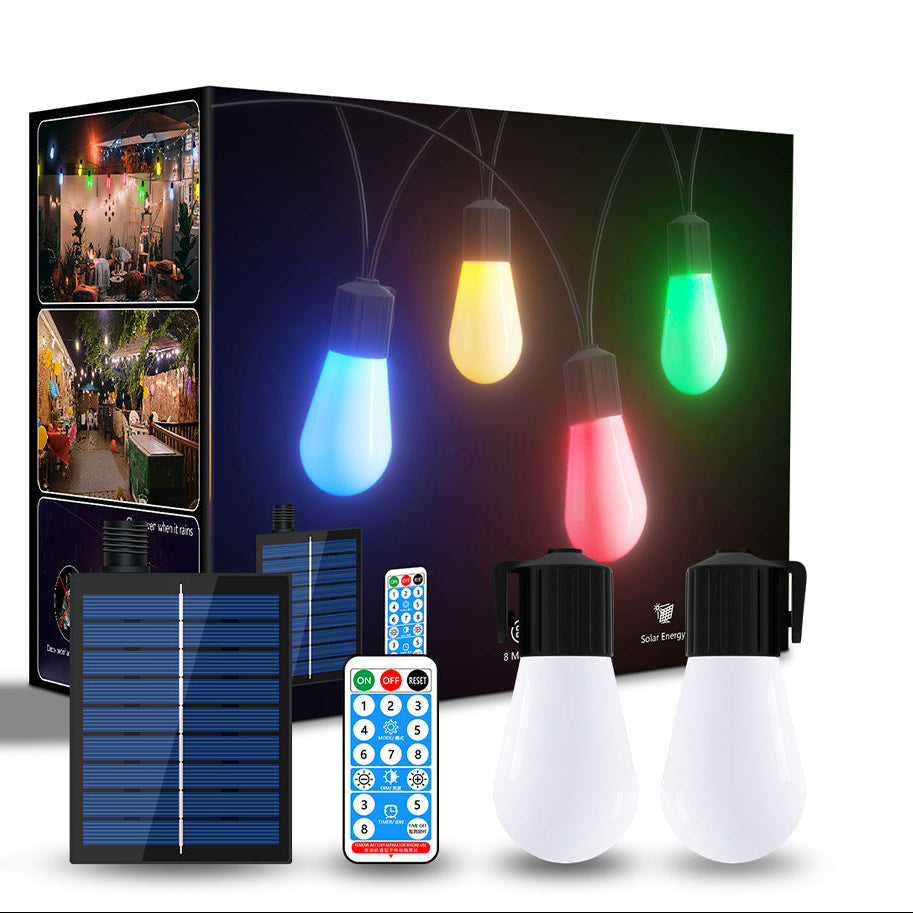 Solar String Lights Outdoor – 15 LED Waterproof Garden Fairy Lights for Patio, Eaves & Camping