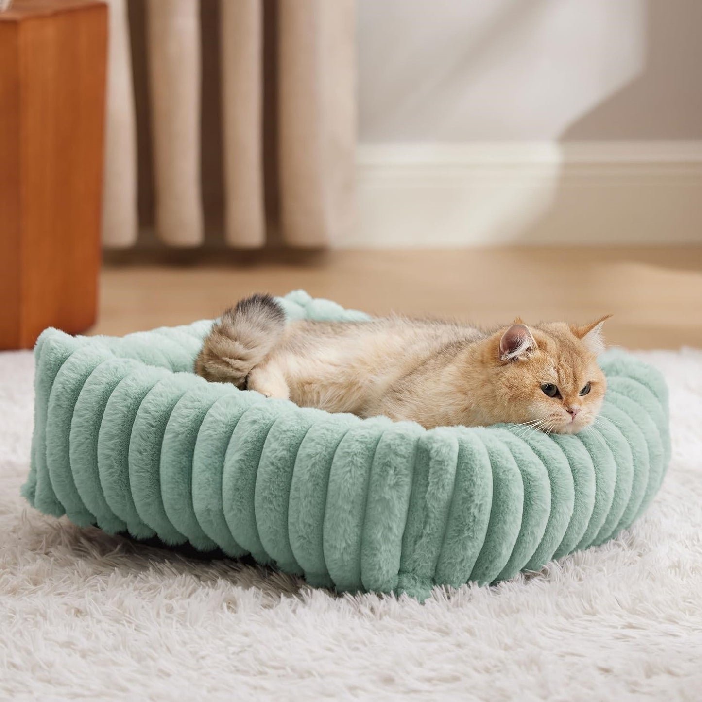 Warm Thickened Pet Sofa Bed — Soft Cat & Dog Cushion Mat | 8 Colors | S 50×48cm