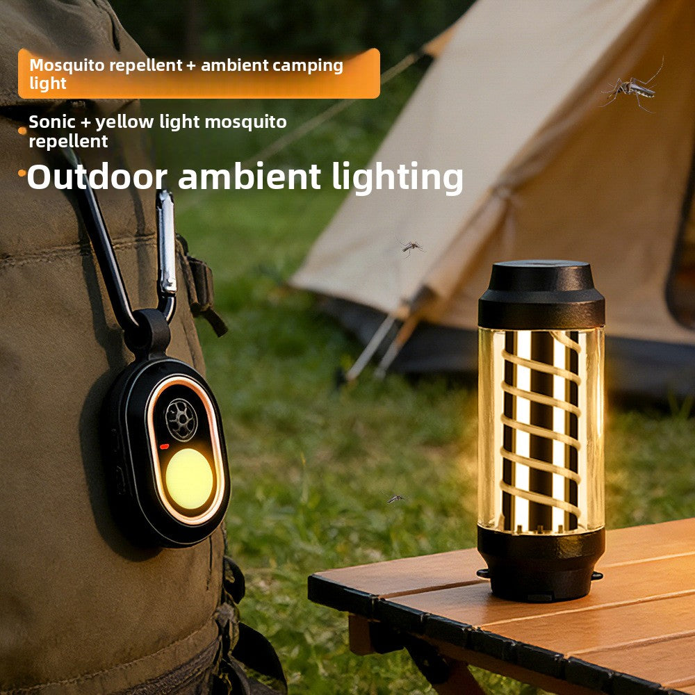 Camping Mosquito Repellent Light – Waterproof Portable Ultrasonic Outdoor Lamp