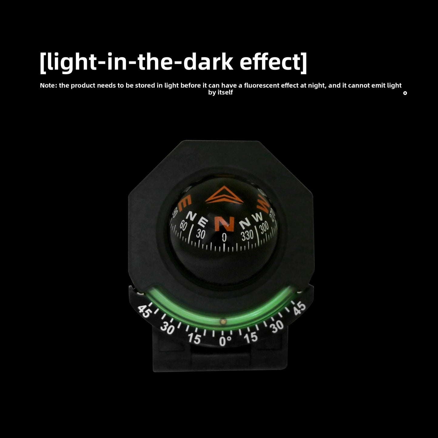 KAWELL High Precision Multifunctional Compass – Luminous, Car & Outdoor Hiking Navigation