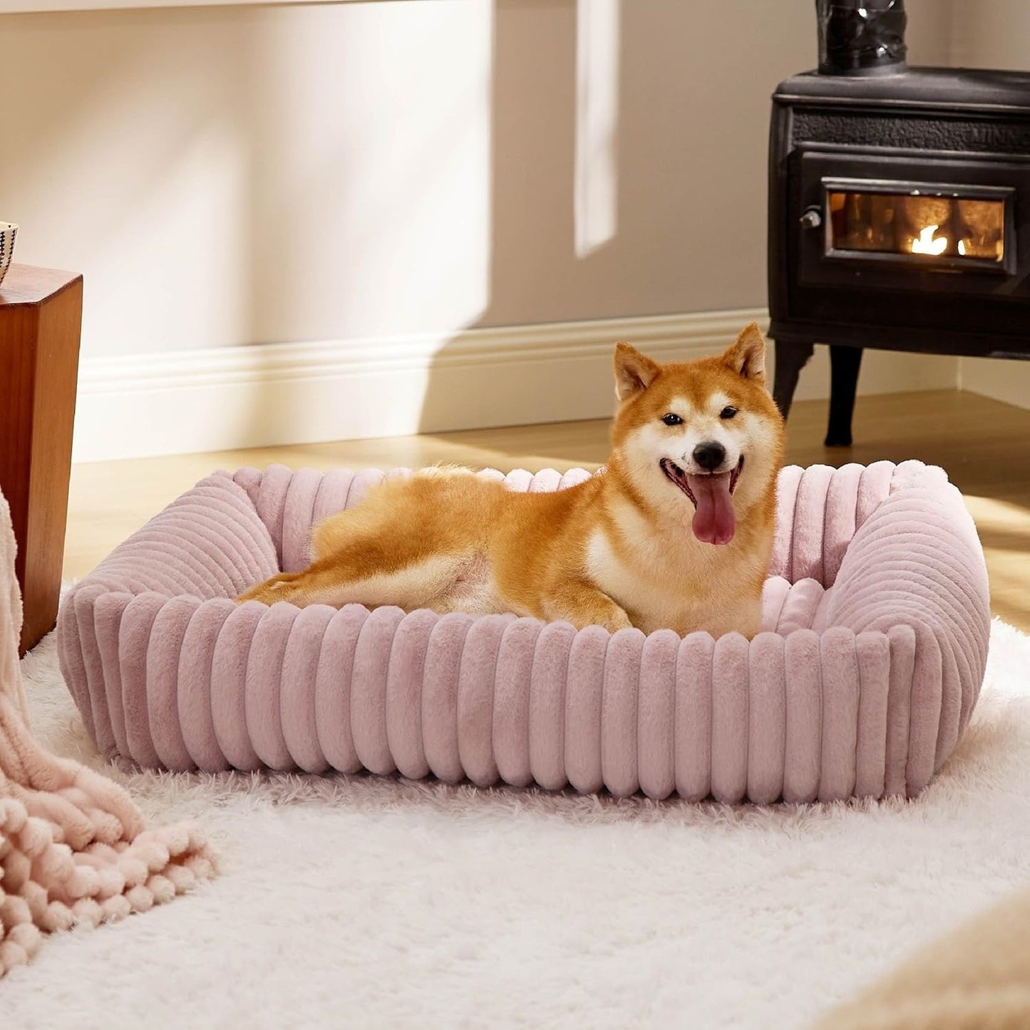 Warm Thickened Pet Sofa Bed — Soft Cat & Dog Cushion Mat | 8 Colors | S 50×48cm