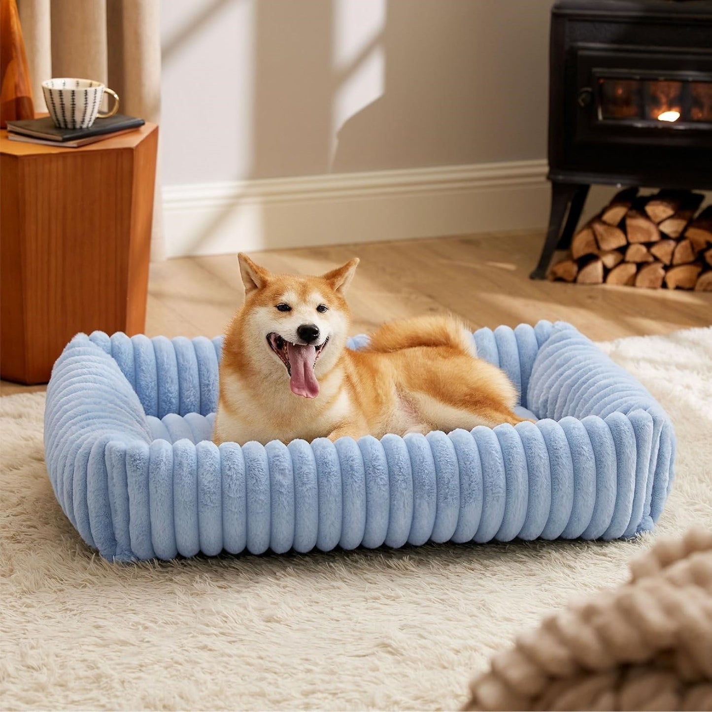 Warm Thickened Pet Sofa Bed — Soft Cat & Dog Cushion Mat | 8 Colors | S 50×48cm