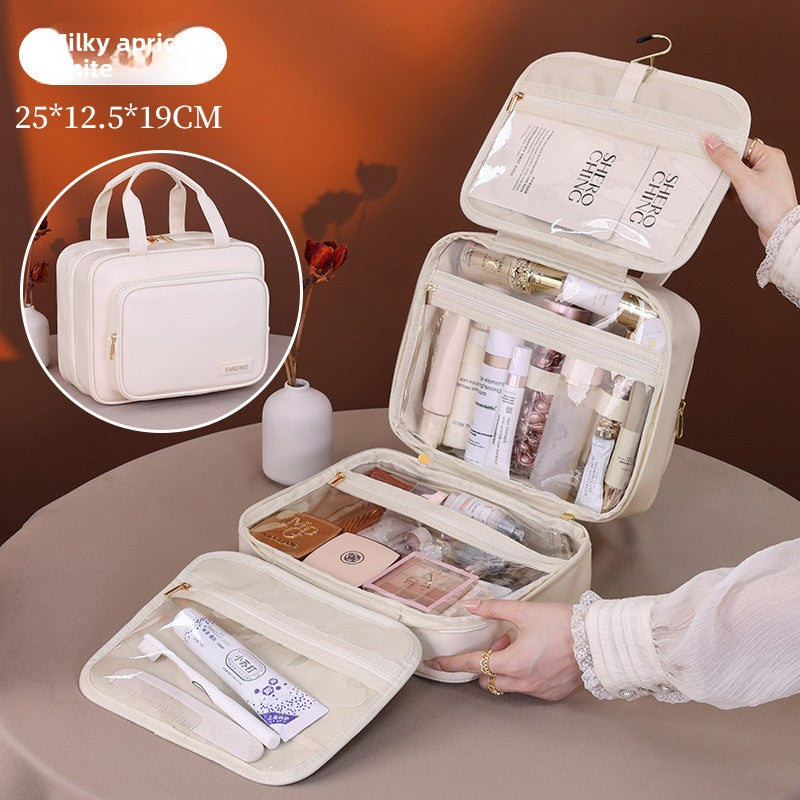 Hanging Cosmetic Bag – Large Capacity Waterproof Travel Makeup Organizer | 4 Colors
