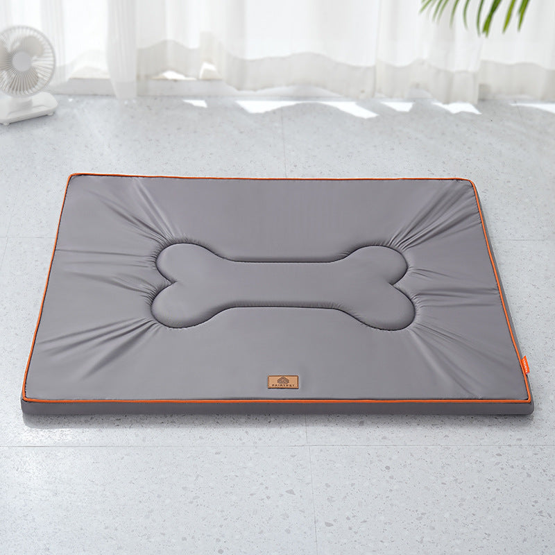 KAWELL Pet Cooling Mat – Oxford Cloth & Ramie, Four-Season Dog Cat Sleeping Pad, Size L