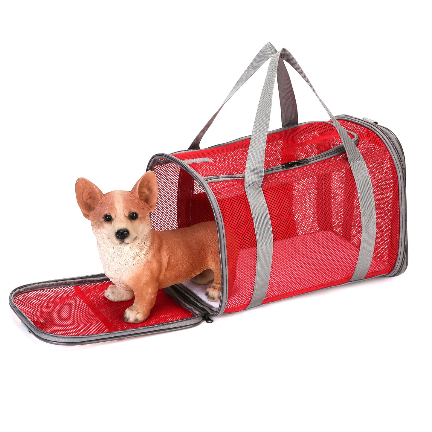 Breathable Foldable Pet Carrier Shoulder Bag – Portable Travel Bag for Cats & Small Dogs | 5 Colors