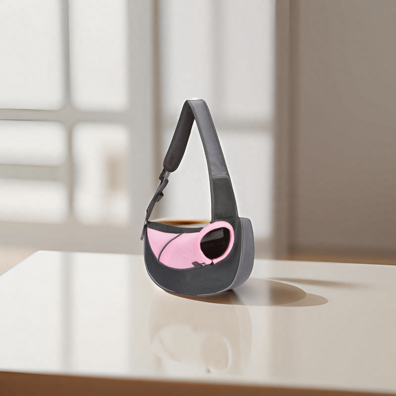 Large Capacity Mesh Breathable Pet Shoulder Bag – Foldable Cat & Dog Carrier Backpack | 7 Styles