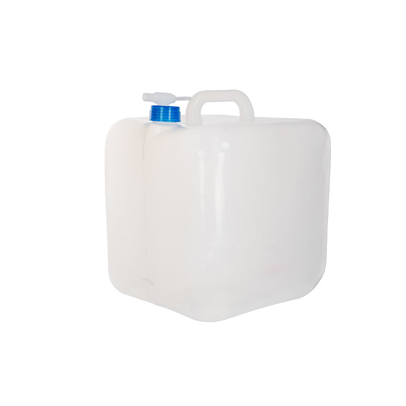 Foldable Water Bucket with Faucet – 5L–20L Portable Camping & Emergency Water Container