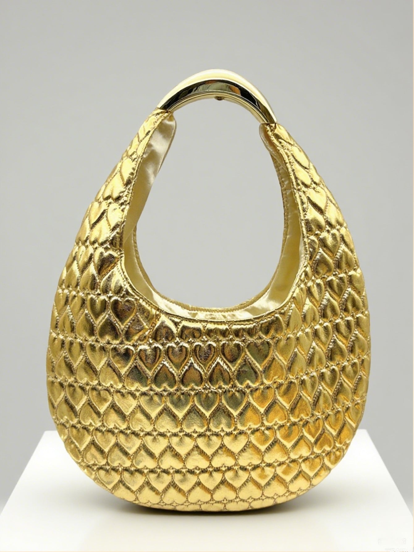 Gold Luxury Evening Clutch Bag for Women — Elegant Dinner Party Handbag