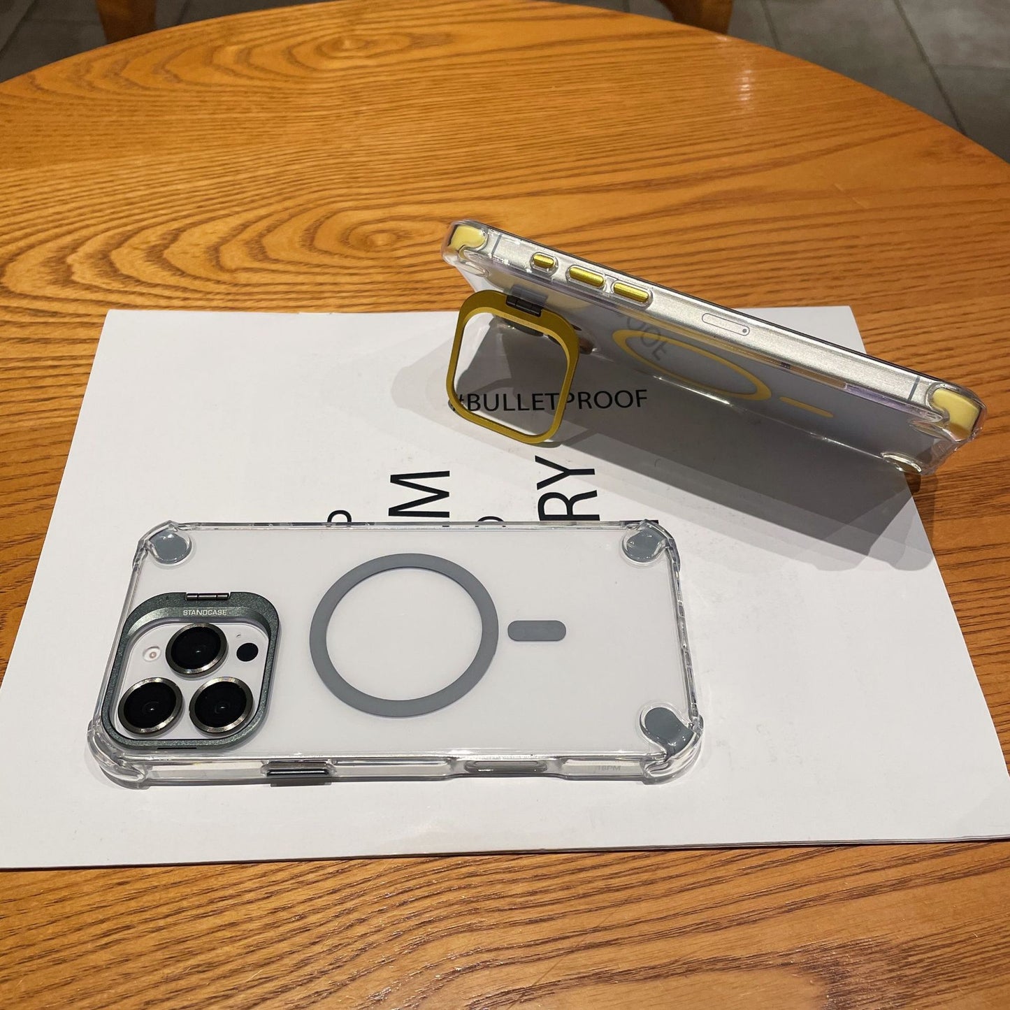 For iPhone 17 Pro Max Case | Magnetic Metal Lens Guard + Four-Corner Airbag Drop Protection