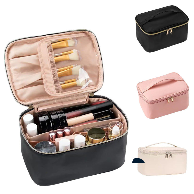 Large Capacity Travel Cosmetic Bag | Portable Toiletry Organizer for Women