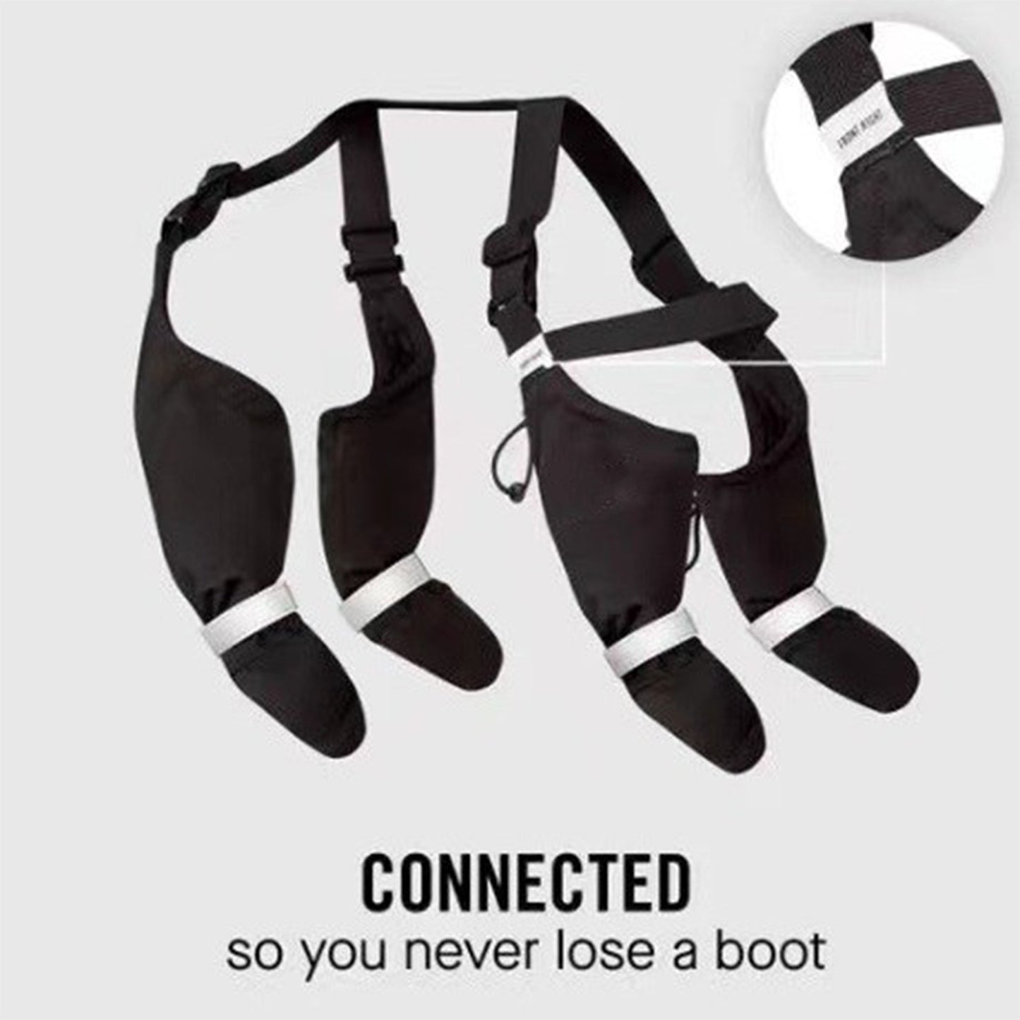 Reflective Elastic Dog Boots – Anti-Dirty Waterproof Dog Shoes for All Seasons | XS–XXL