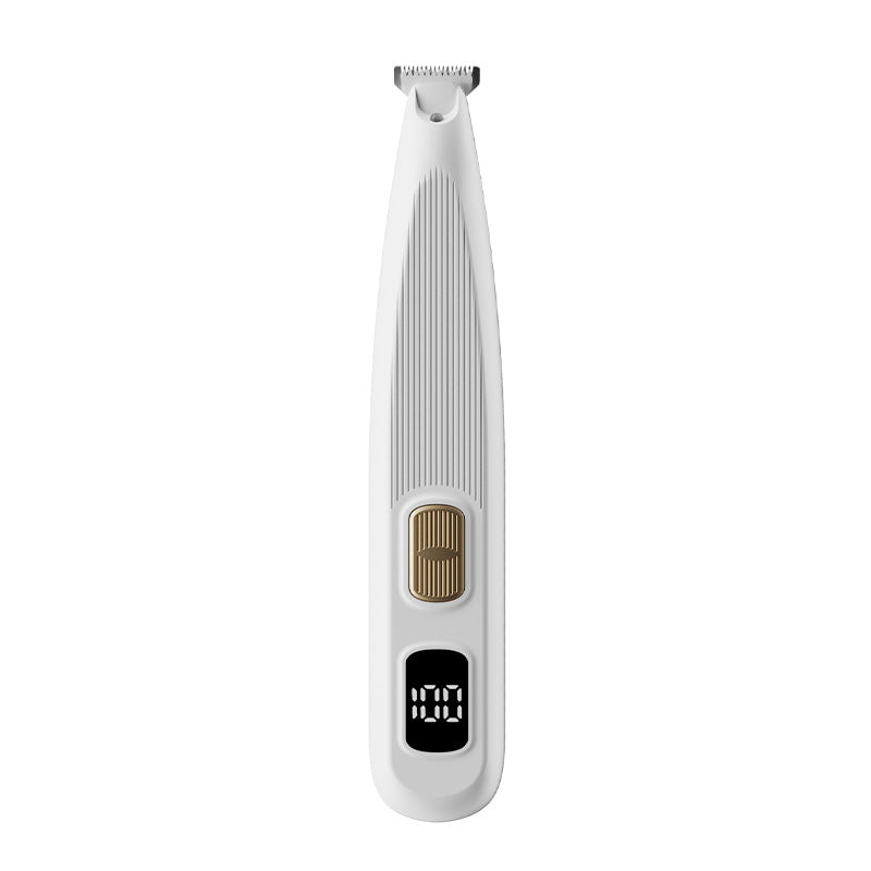 KAWELL Mini Pet Paw Trimmer with LCD Display - Ultra-Quiet Rechargeable Electric Clipper for Cat & Dog Paw Pad Grooming