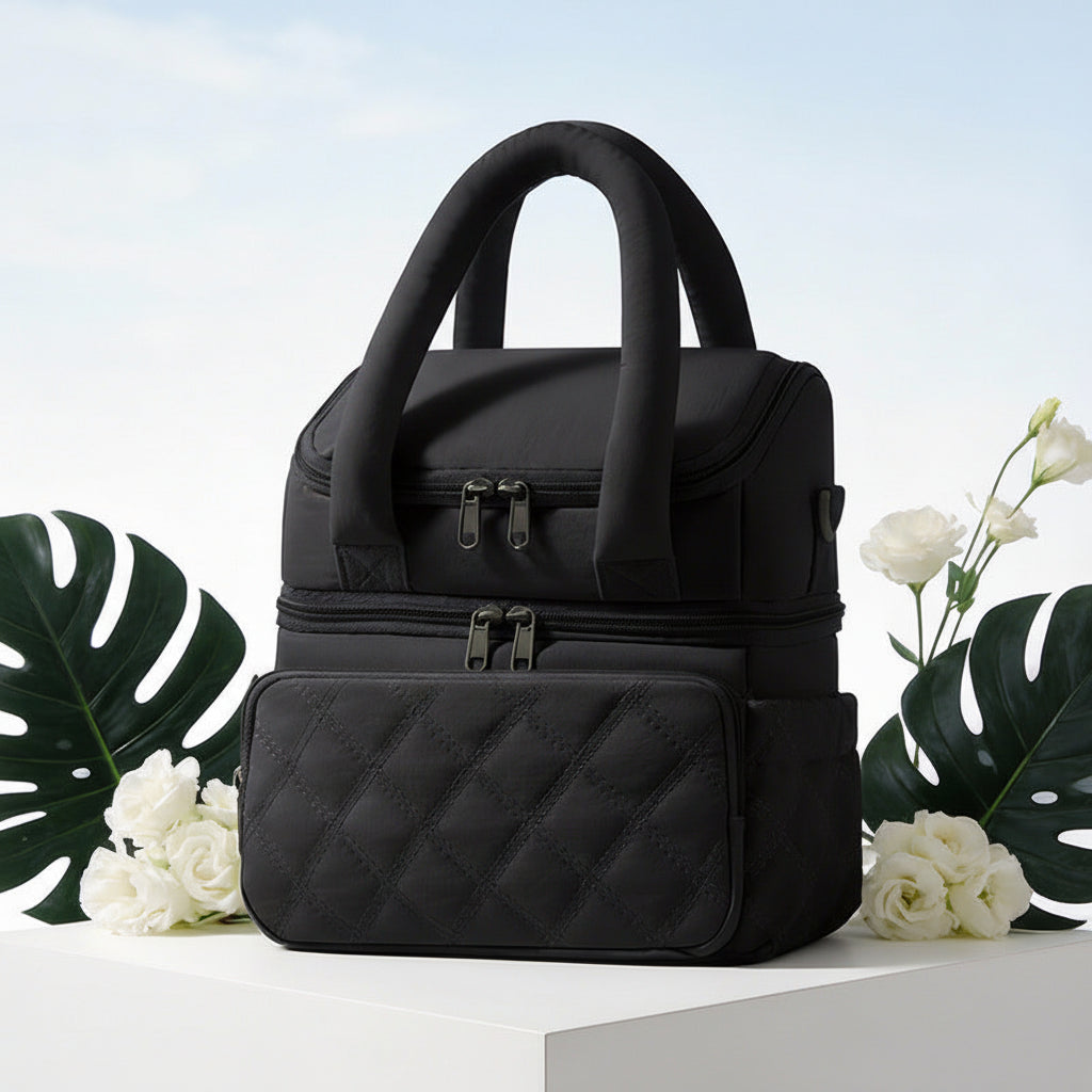 Breast Milk Cooler Bag | Double-Layer Insulated Mommy Bag | Bottle Storage Ice Bag