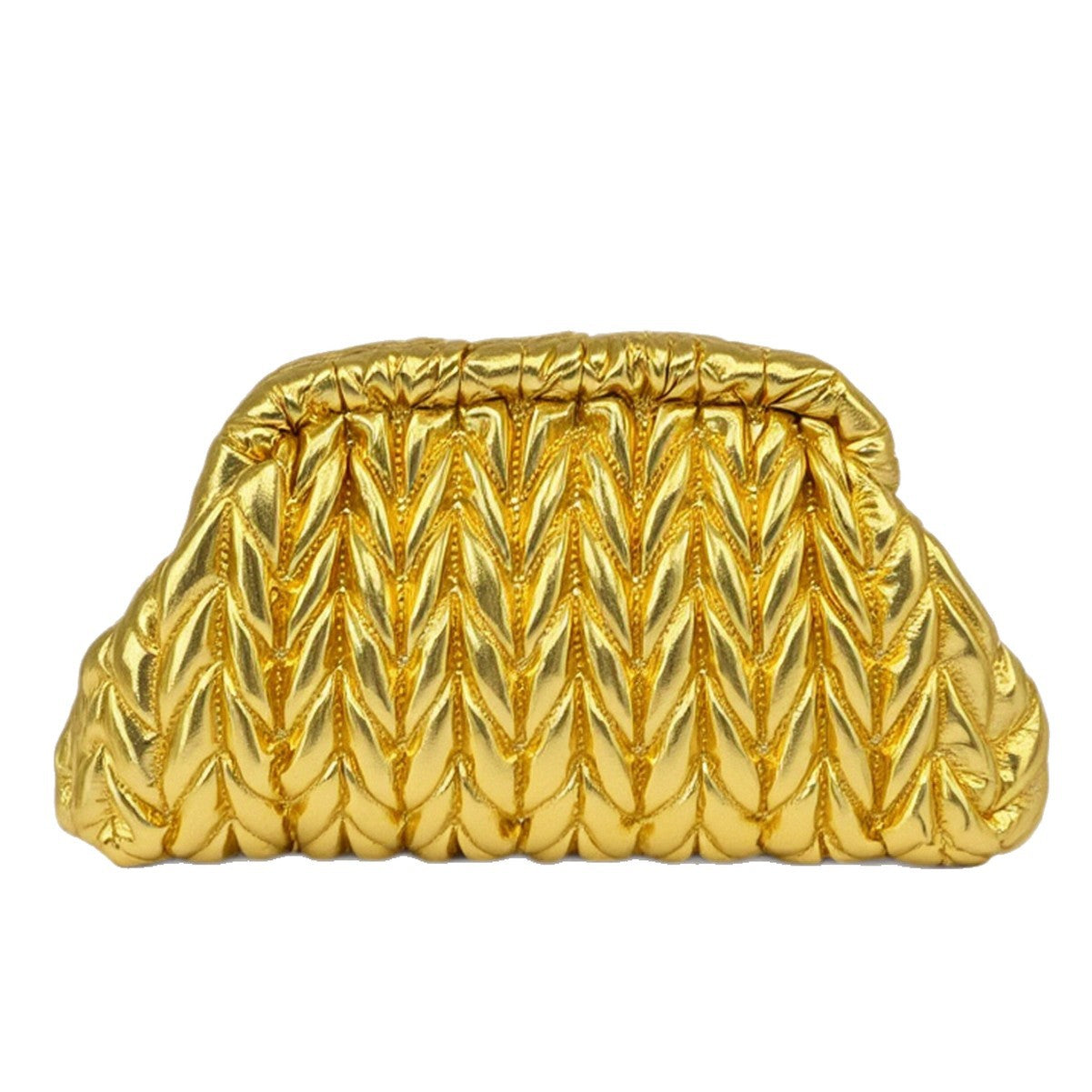 Gold Luxury Evening Clutch Bag for Women — Elegant Dinner Party Handbag