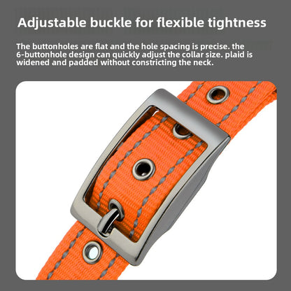 Neoprene Dog Collar – Reflective Comfortable Neck Collar for Small Medium Large Dogs