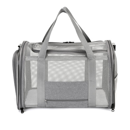 Breathable Foldable Pet Carrier Shoulder Bag – Portable Travel Bag for Cats & Small Dogs | 5 Colors