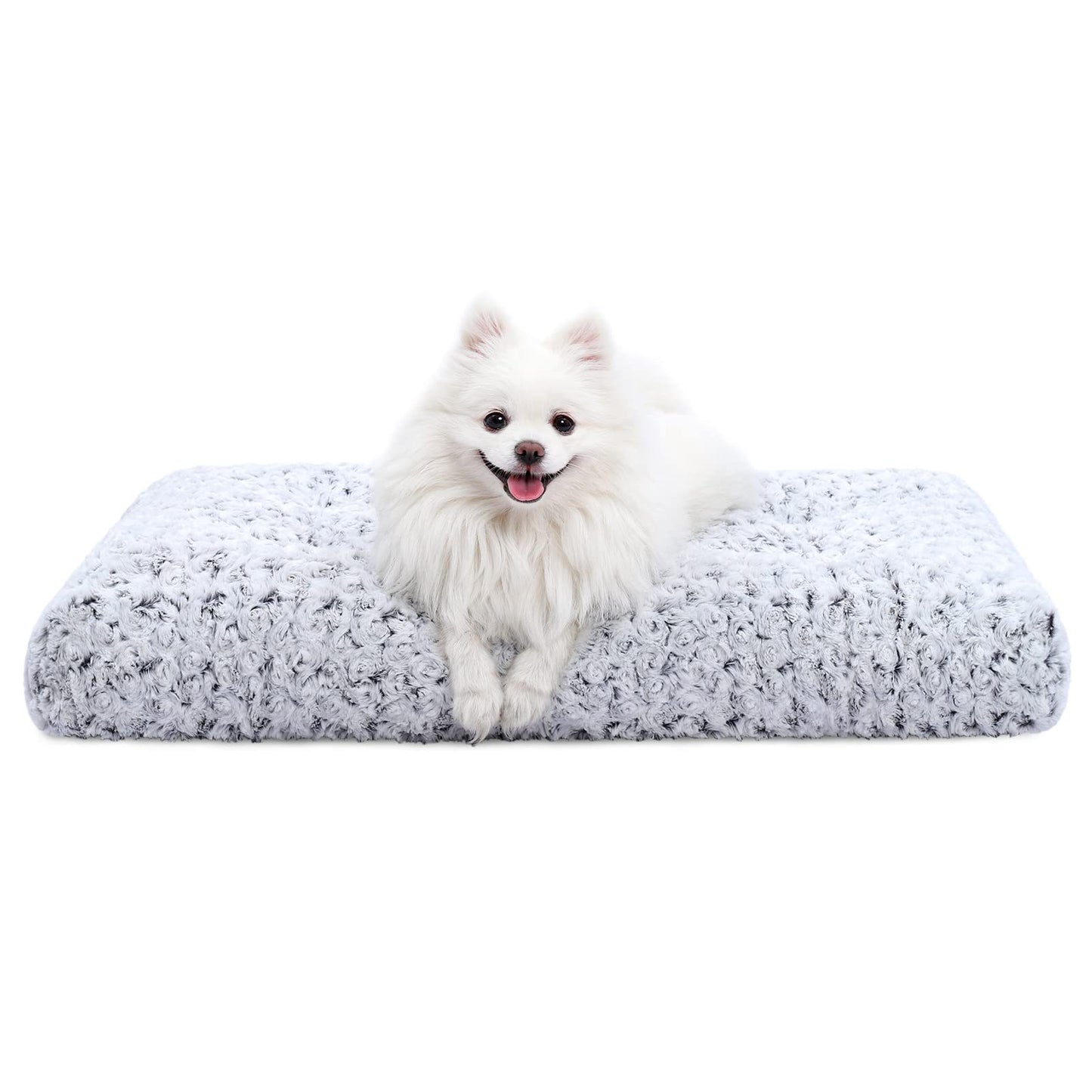 Rose Velvet Dog Bed Mat – Bite-Resistant, Soft & Warm Pet Pad for Dogs & Cats