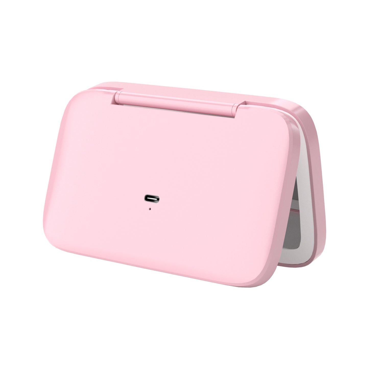LED Handheld Vanity Mirror – Portable 3-Color Lighting, Single & Double Sided Makeup Mirror