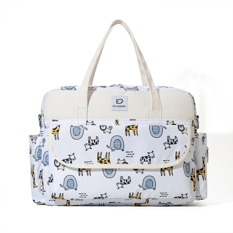 Multifunctional Mommy Bag – Insulated Bottle & Milk Powder Bag with Stroller Strap | 7 Designs