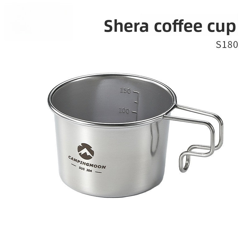 S180 Stainless Steel Snow Coffee Cup – Outdoor Camping Portable Drinkware