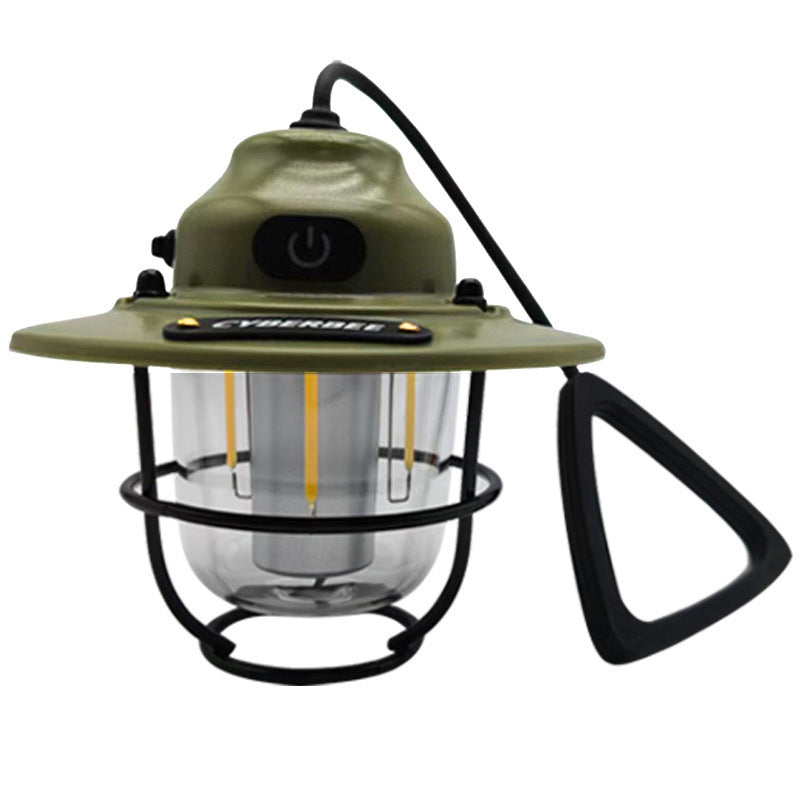 KAWELL Pine Cone Camping Lantern – Retro Portable Outdoor Light, Long Battery Life, Tent Ambient Lamp