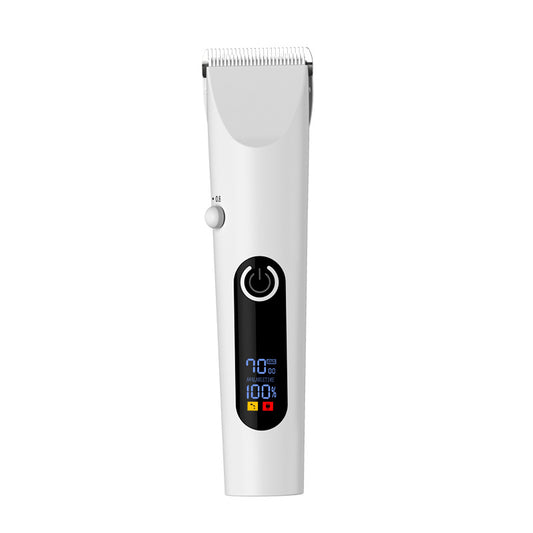 Professional Pet Grooming Clippers with Digital Display - Rechargeable Electric Dog & Cat Hair Trimmer for Paws and Body