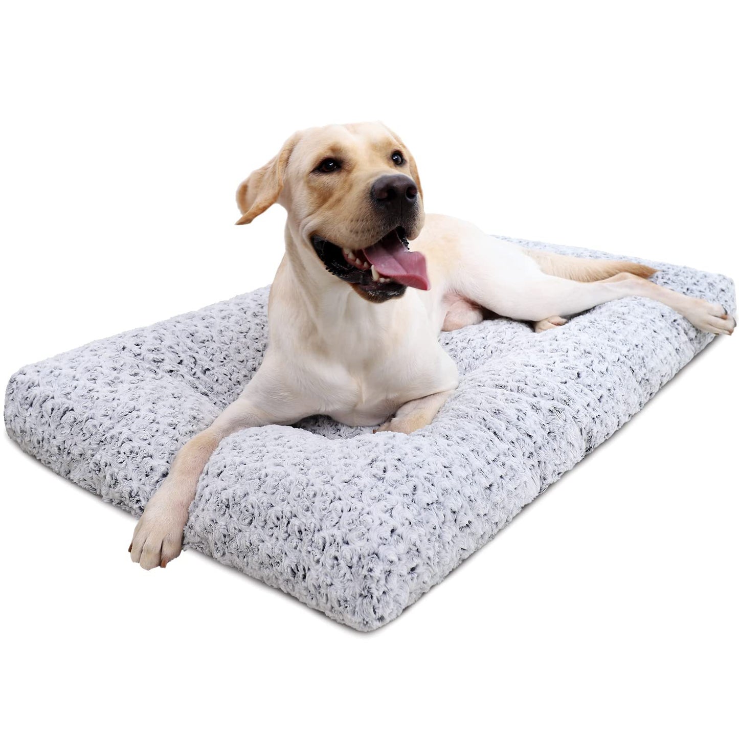 Rose Velvet Dog Bed Mat – Bite-Resistant, Soft & Warm Pet Pad for Dogs & Cats