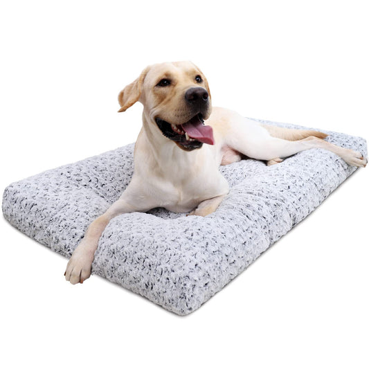 Rose Velvet Dog Bed Mat – Bite-Resistant, Soft & Warm Pet Pad for Dogs & Cats
