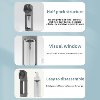 Pet Bath Brush – Multifunctional Silicone Grooming & Massage Brush for Cats and Dogs