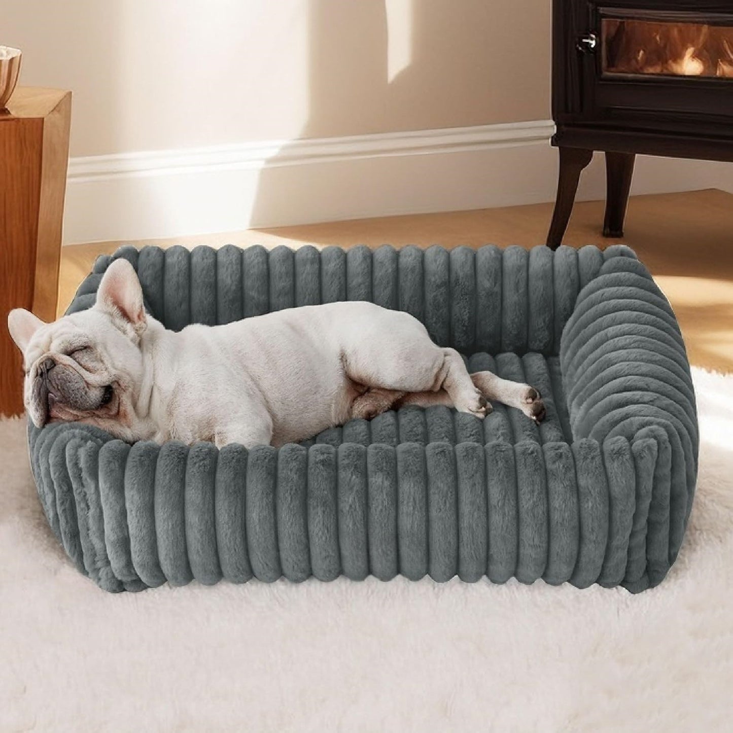 Warm Thickened Pet Sofa Bed — Soft Cat & Dog Cushion Mat | 8 Colors | S 50×48cm