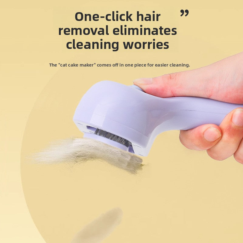 KAWELL Electric Pet Spray Pin Comb – Rechargeable Grooming Brush with Mist for Cats & Dogs