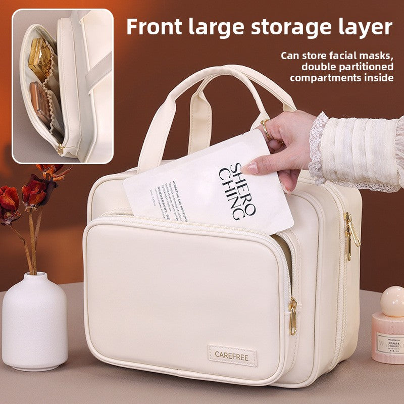 Hanging Cosmetic Bag – Large Capacity Waterproof Travel Makeup Organizer | 4 Colors