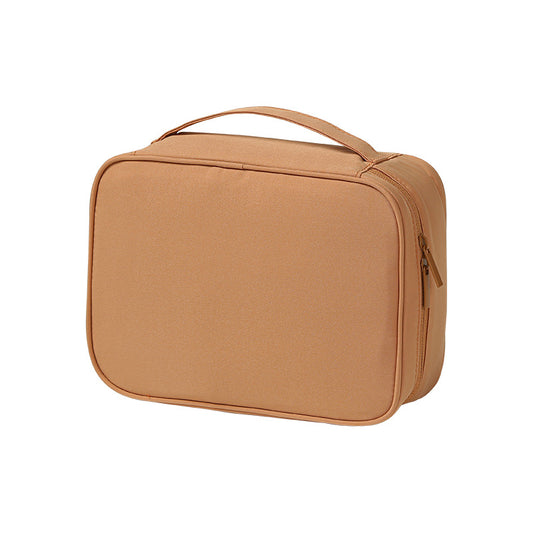 T400 Cosmetic Bag | Portable Oxford Cloth Travel Makeup Organizer with Baffle