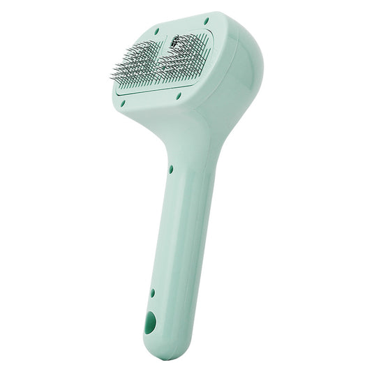 KAWELL Electric Pet Spray Pin Comb – Rechargeable Grooming Brush with Mist for Cats & Dogs